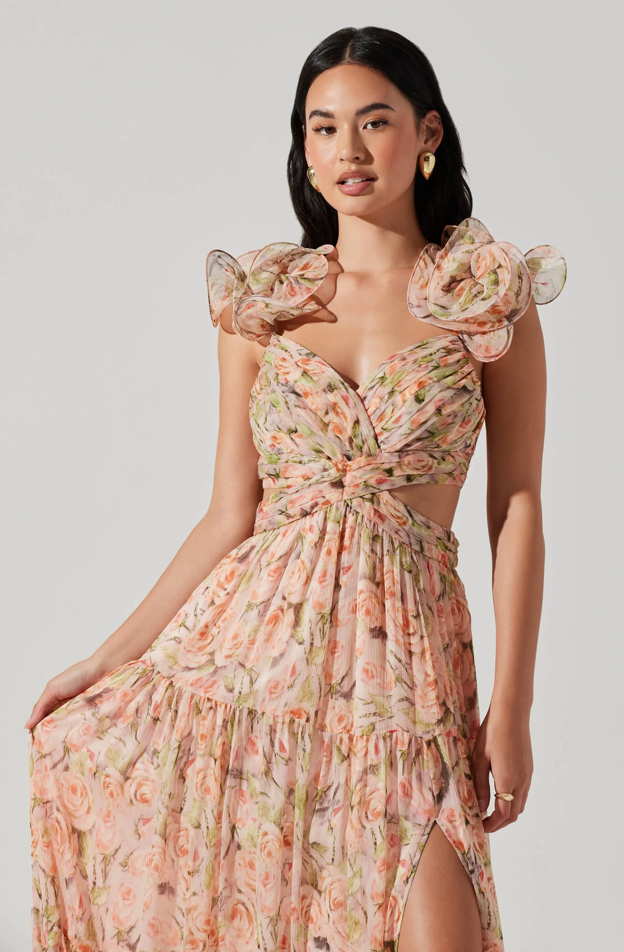 Fritillaria Floral Maxi Dress sold by Astr product image thumbnail 4