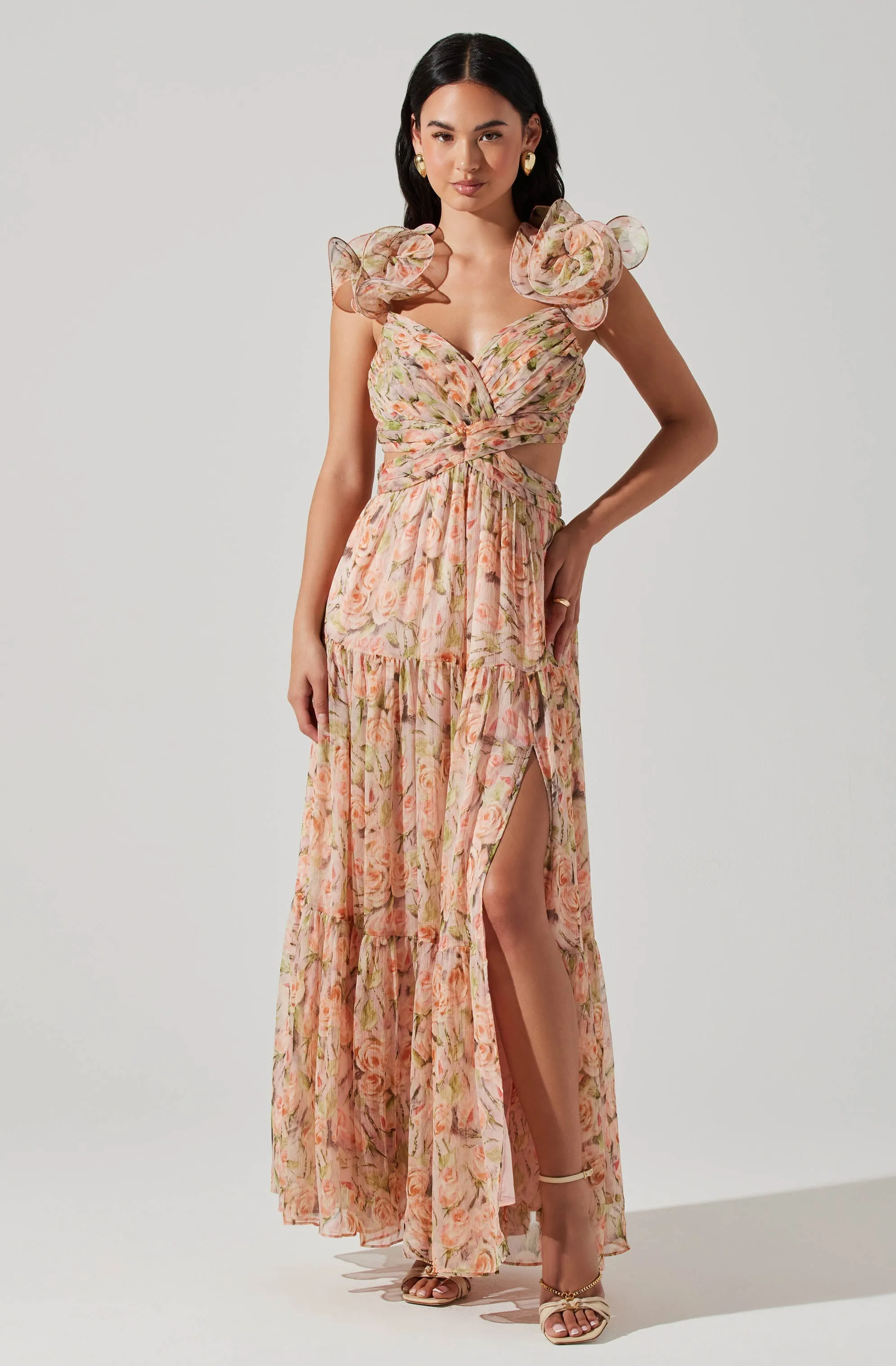Fritillaria Floral Maxi Dress sold by Astr product image thumbnail 3