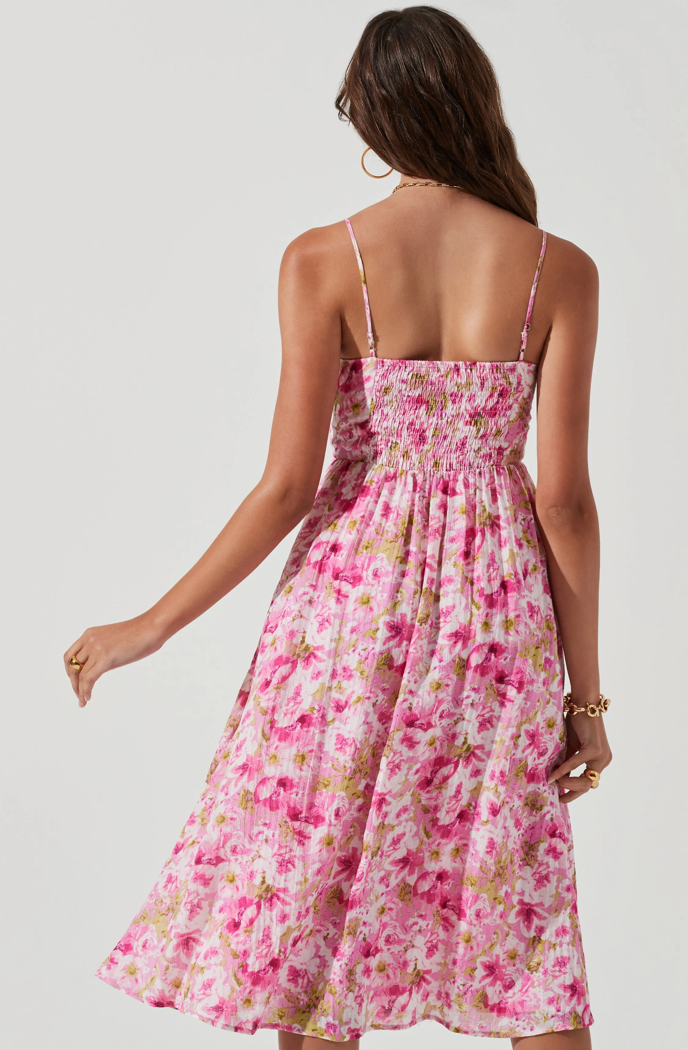 Ferreira Floral Bustier Midi Dress sold by Astr product image thumbnail 5