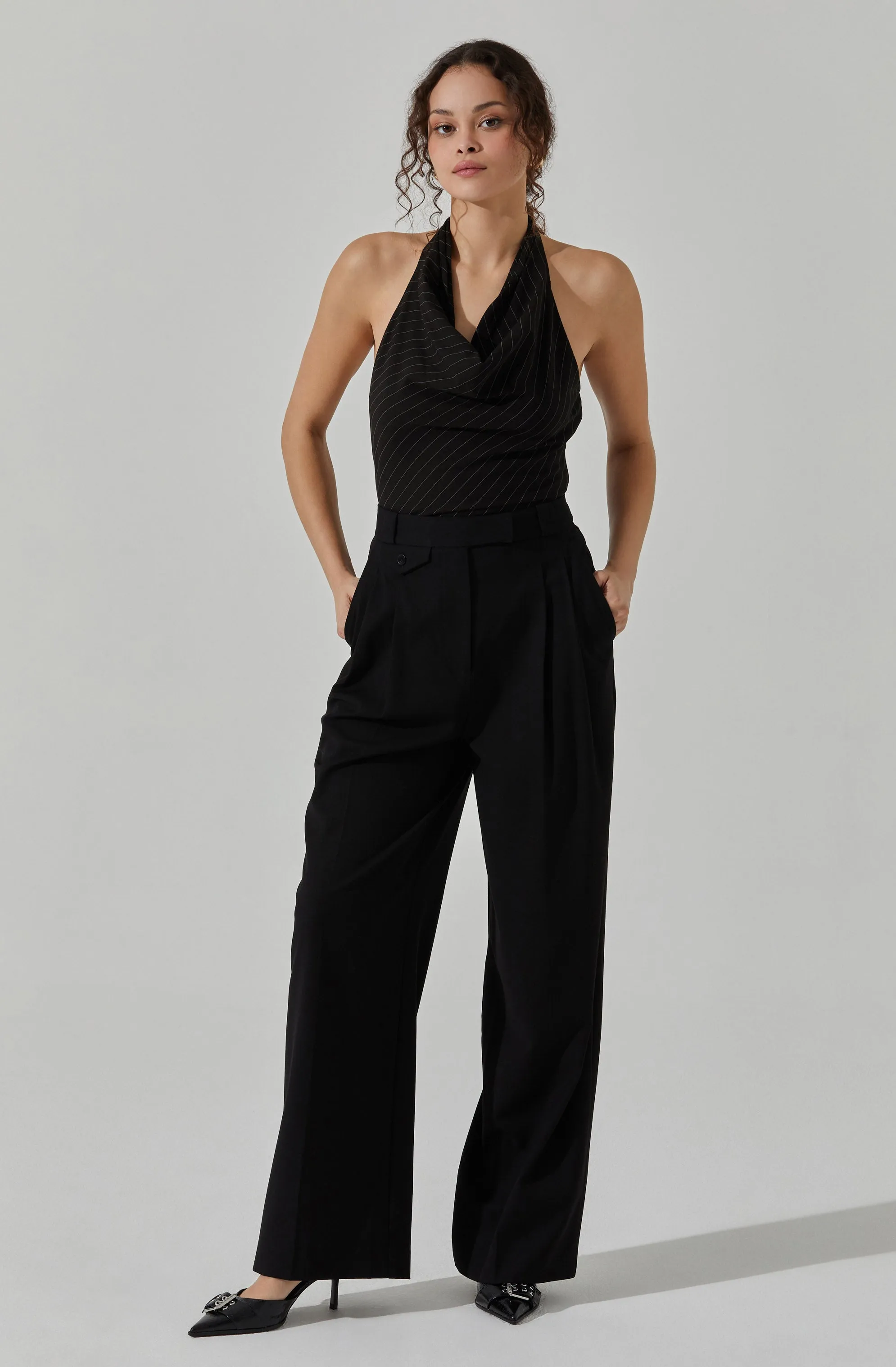 Elsha Cowl Neck Halter Top sold by Astr product image thumbnail 2