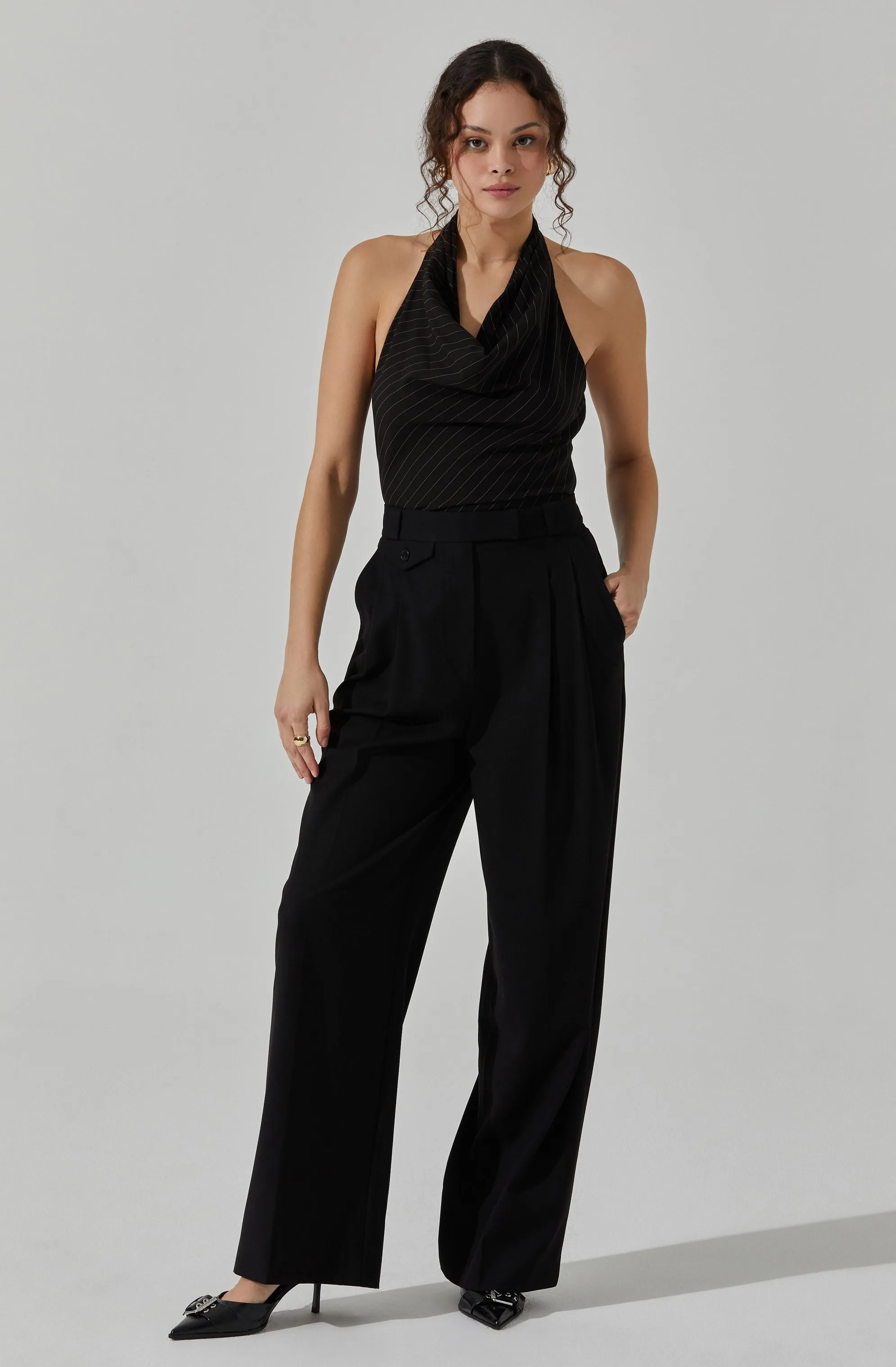 Elsha Cowl Neck Halter Top sold by Astr product image thumbnail 5