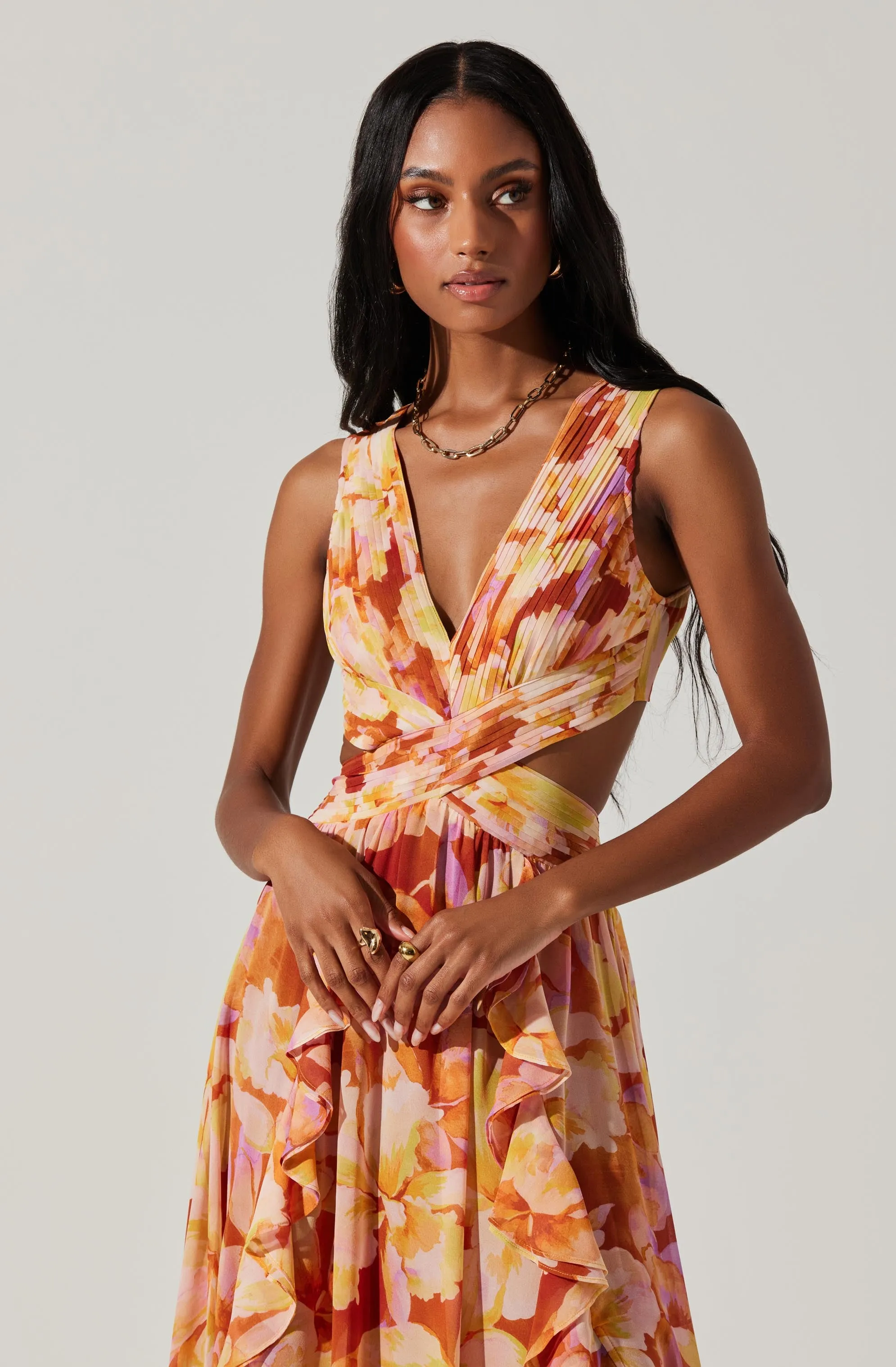 Noya Floral Maxi Dress sold by Astr product image thumbnail 5