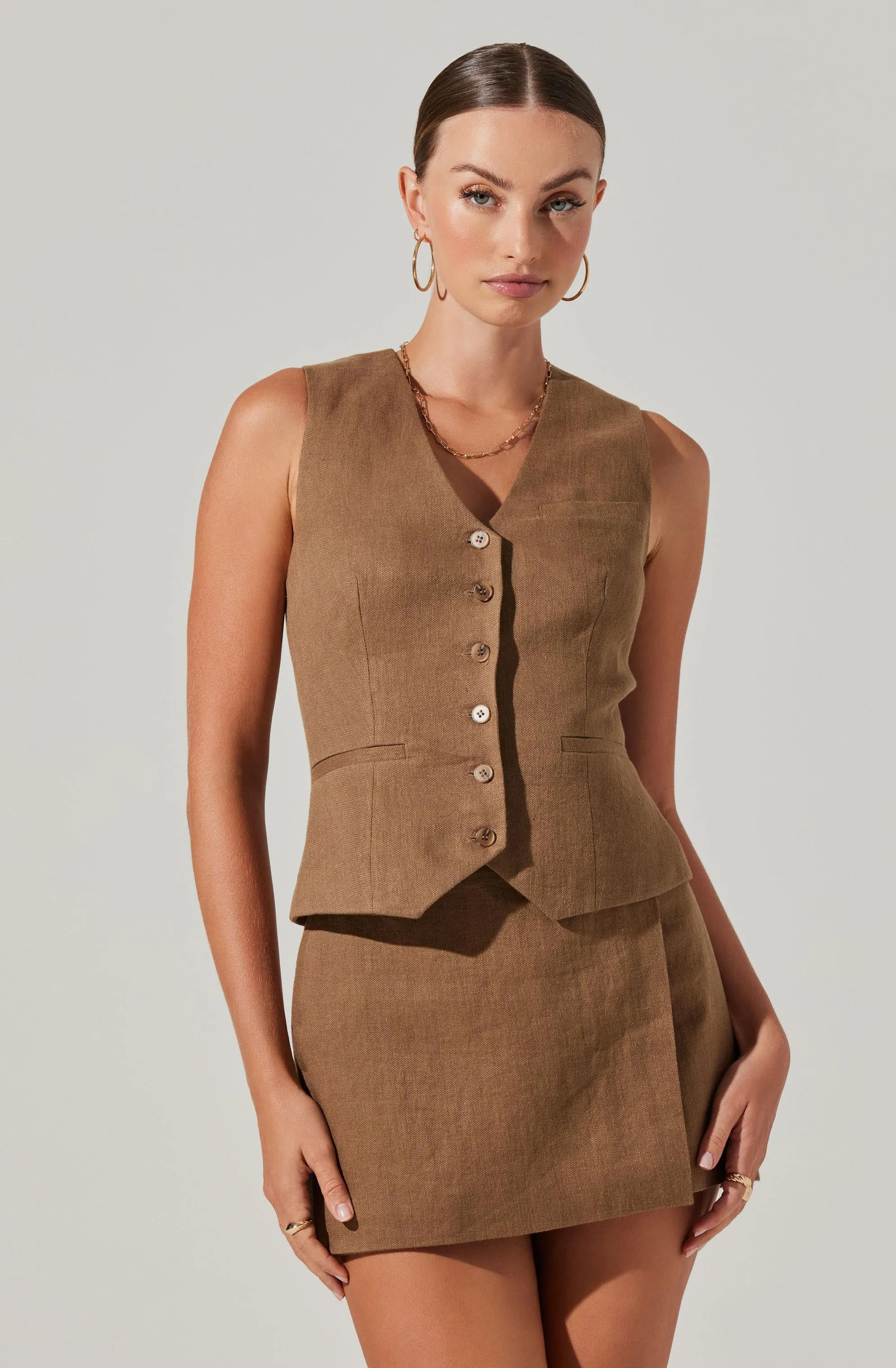 Kaiko Linen Skirt sold by Astr product image thumbnail 2