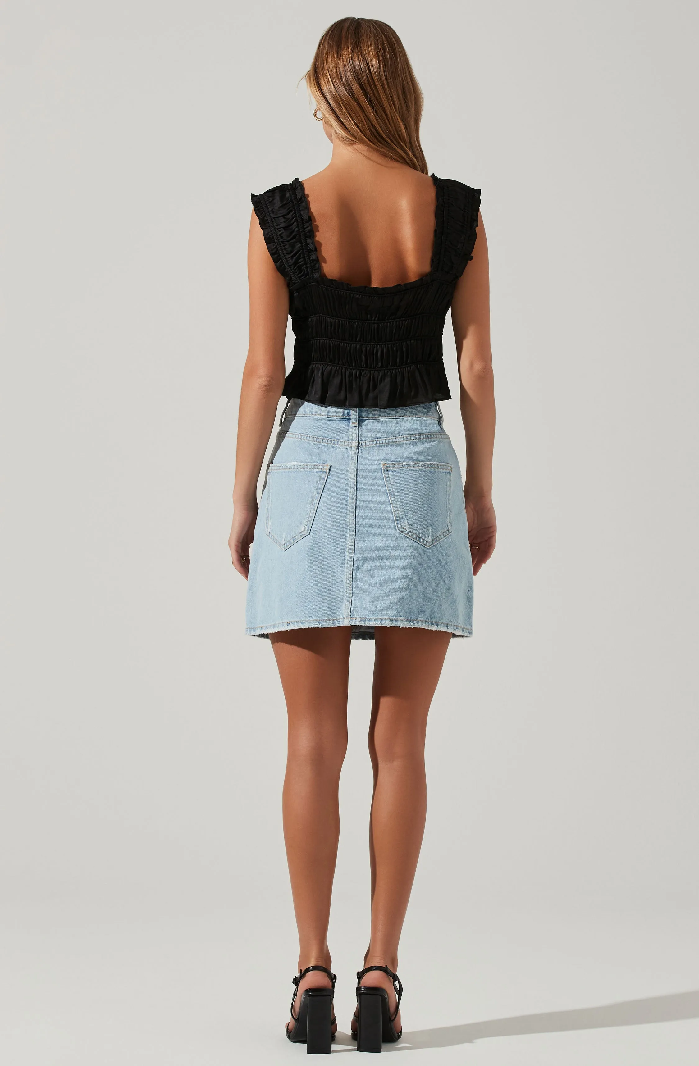 Rosita Smocked Top sold by Astr product image thumbnail 4