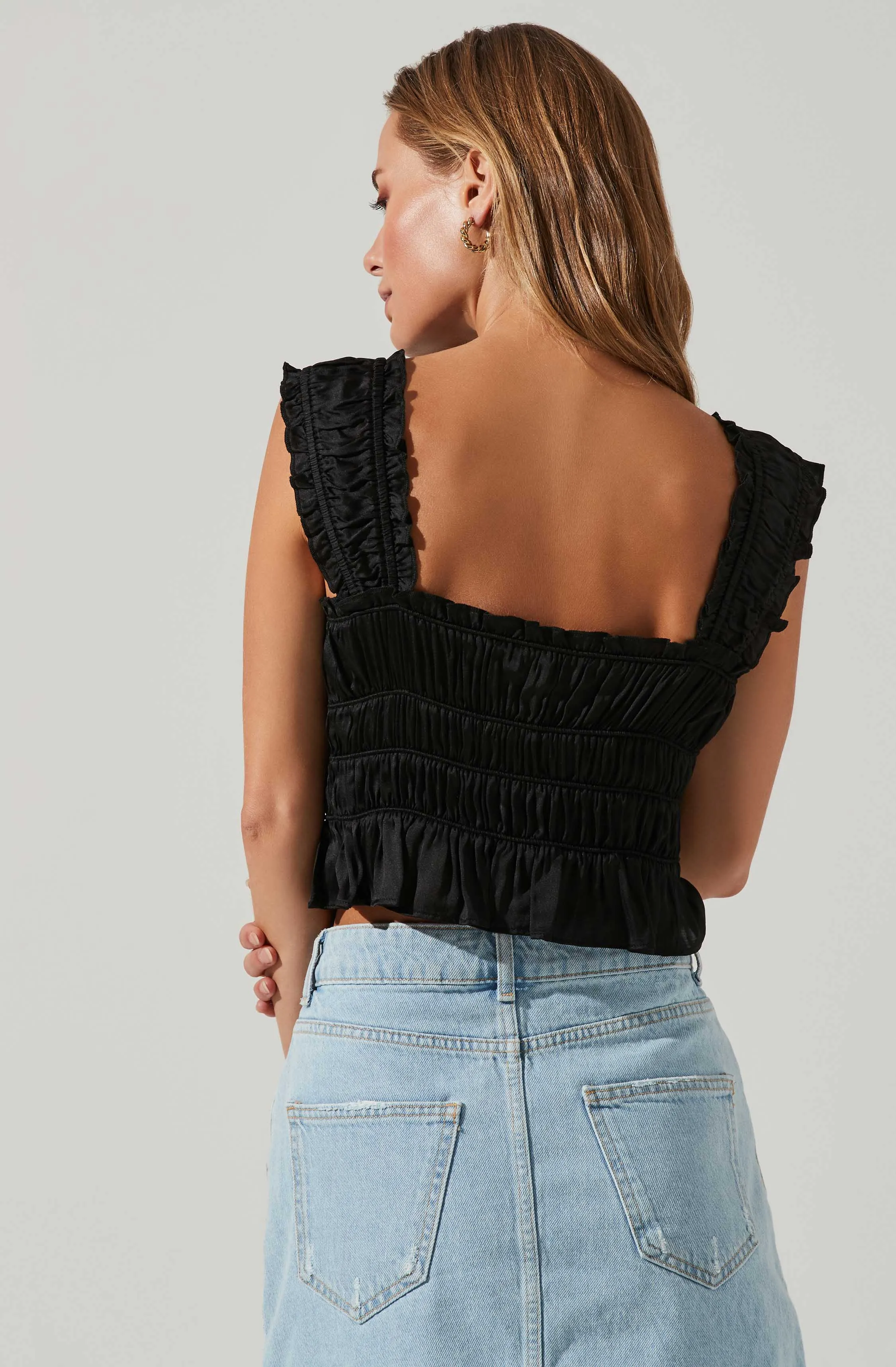 Rosita Smocked Top sold by Astr product image thumbnail 5