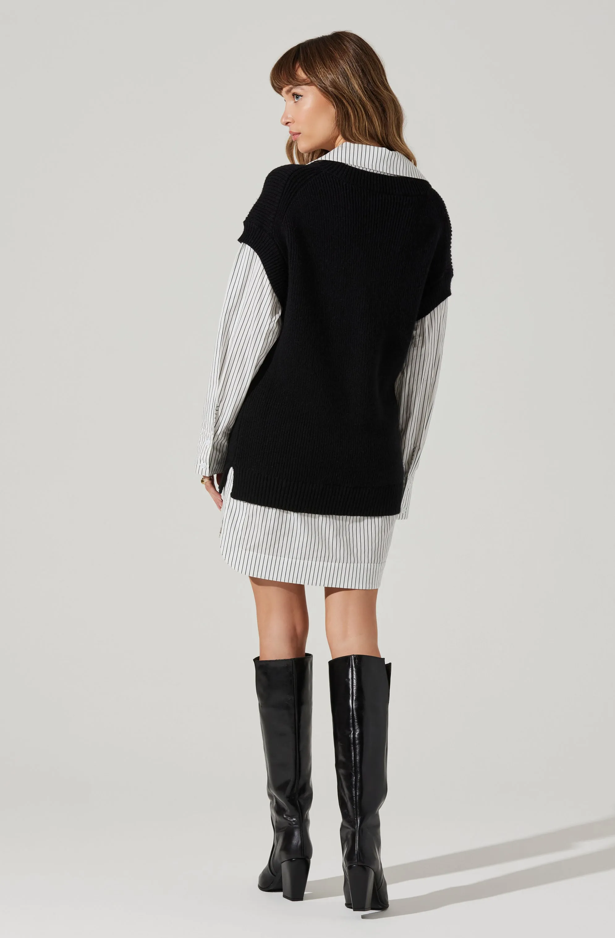 Ishilly Layered Sweater Dress sold by Astr product image thumbnail 5