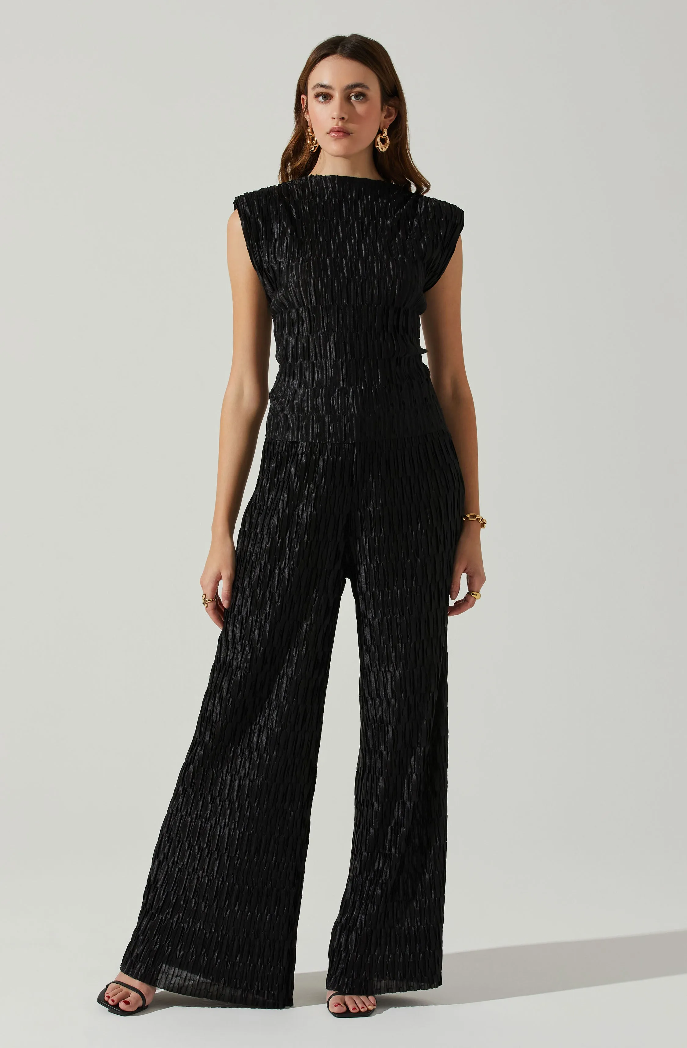 Jorja Textured Sleeveless Top sold by Astr product image thumbnail 3