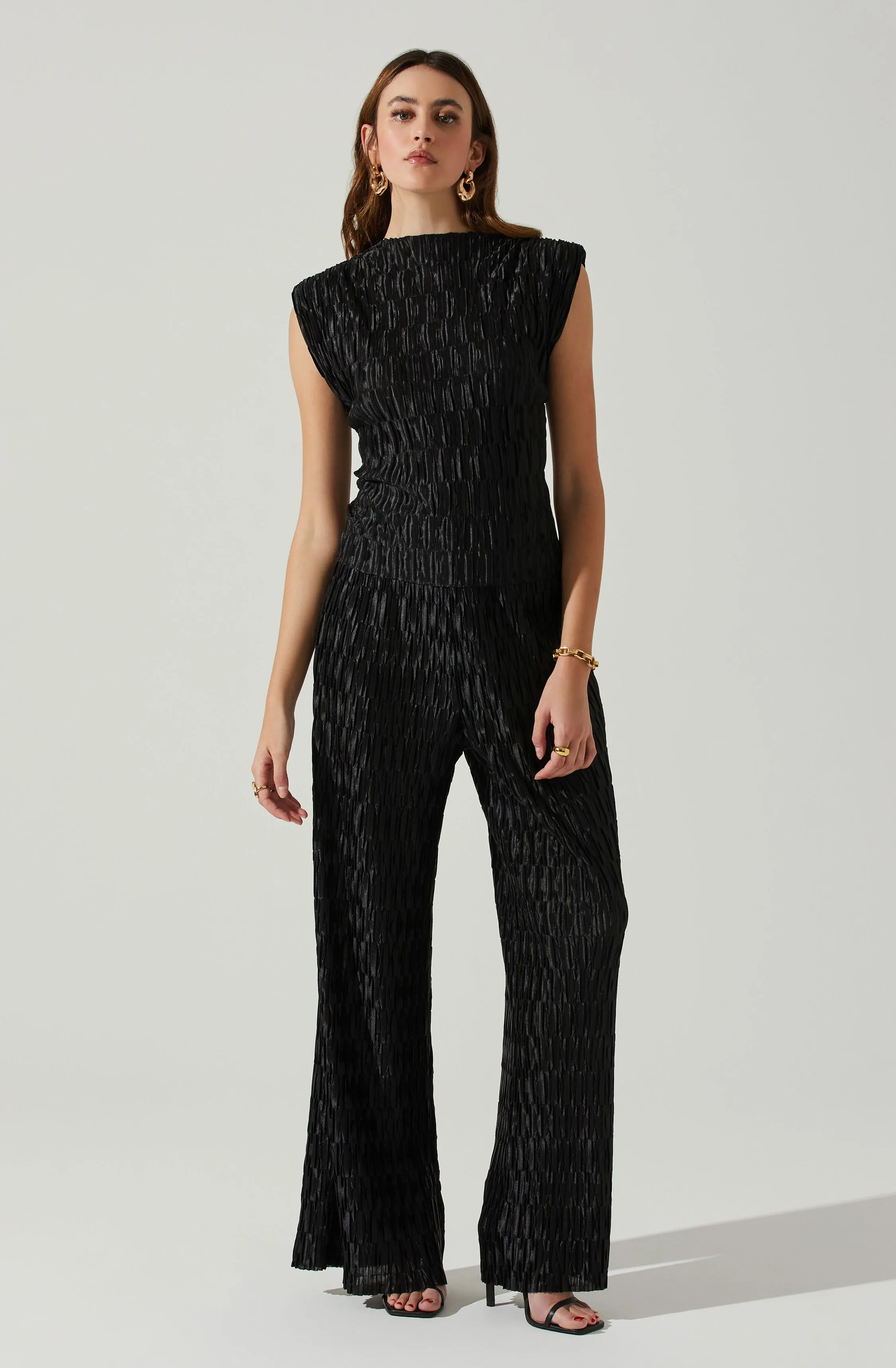 Jorja Textured Sleeveless Top sold by Astr product image thumbnail 2