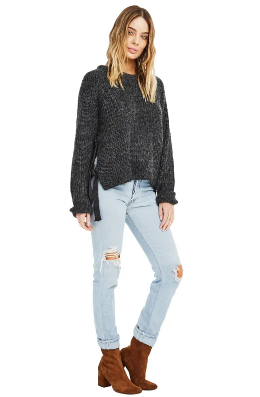 Lexie Side Tie Knit Sweater made by Astr