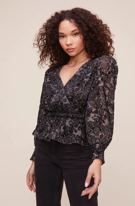 Rebecca Paisley Top sold by Astr