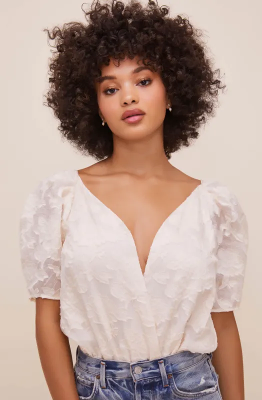 Colby Puff Sleeve Bodysuit sold by Astr