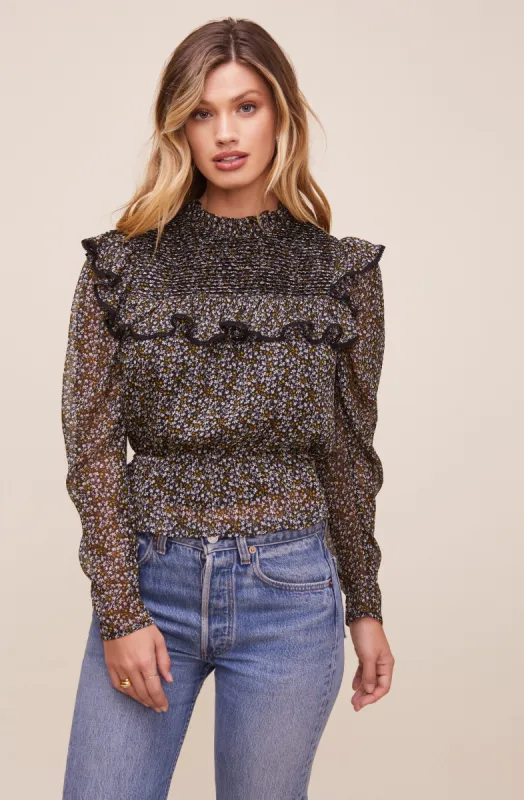 Alcott Floral Top sold by Astr