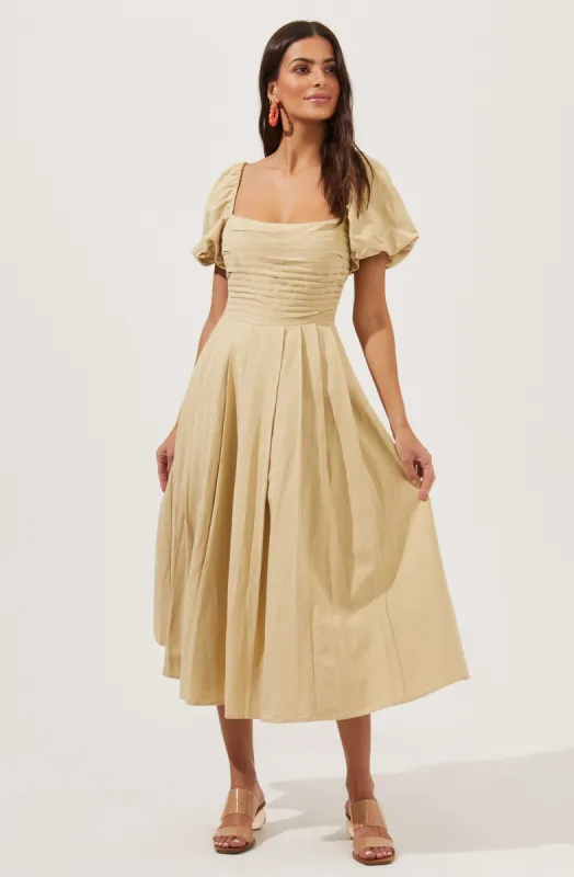 Short Bubble Sleeve Dress sold by Astr