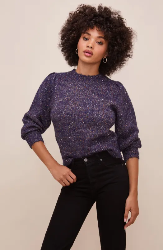 Clara Puff Sleeve Sweater sold by Astr