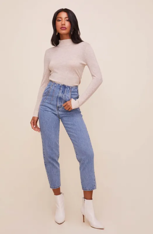 Mineral Wash High Waist Denim sold by Astr