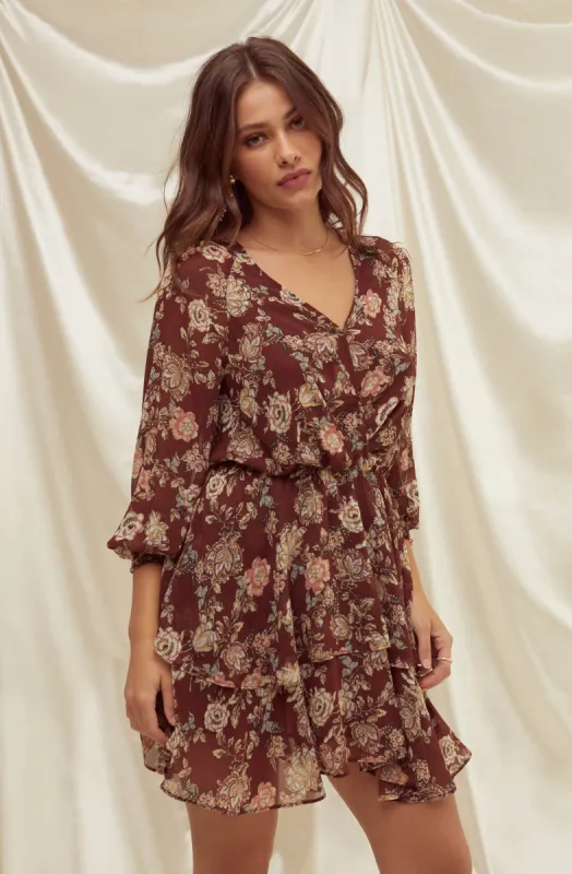 Scarlet Floral Dress made by Astr