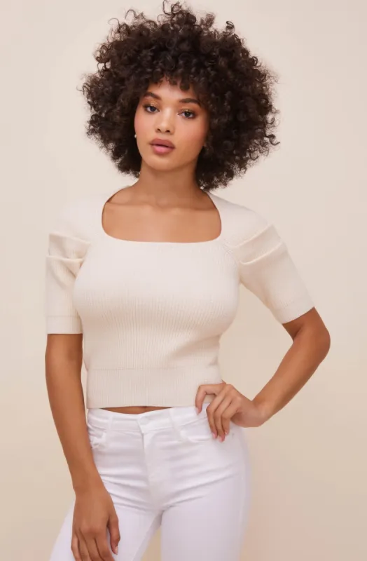 Adelia Ribbed Knit Sweater sold by Astr