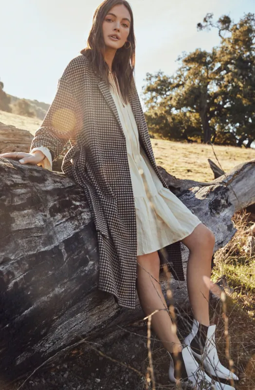 Roxanne Houndstooth Coat sold by Astr