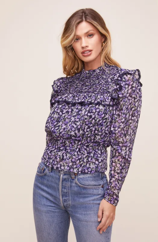 Alcott Floral Top sold by Astr