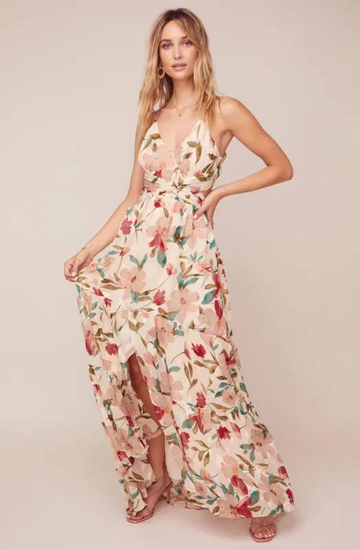 Frolic Floral Maxi Dress sold by Astr