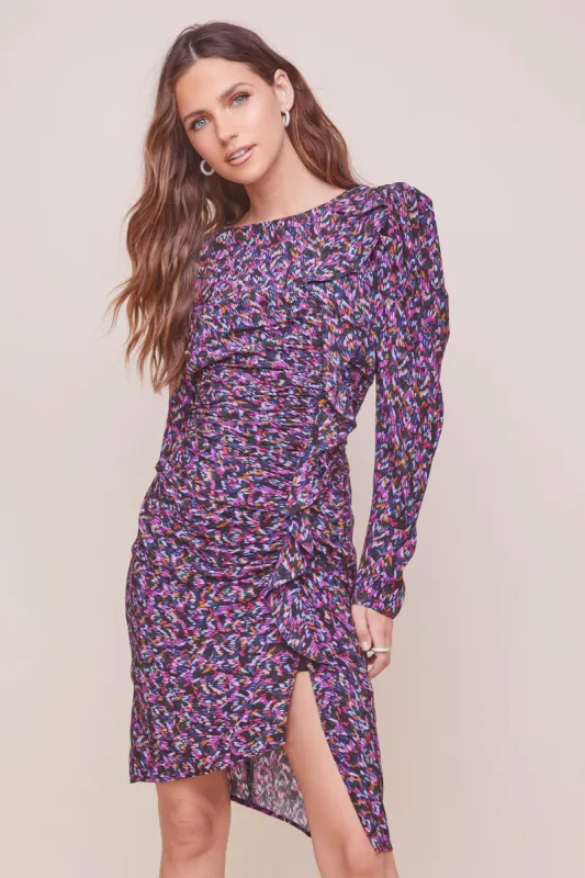 Masie Ruffle Mini Dress sold by Astr