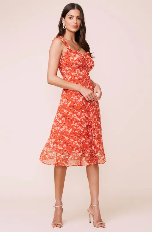 Blended Floral Dress sold by Astr
