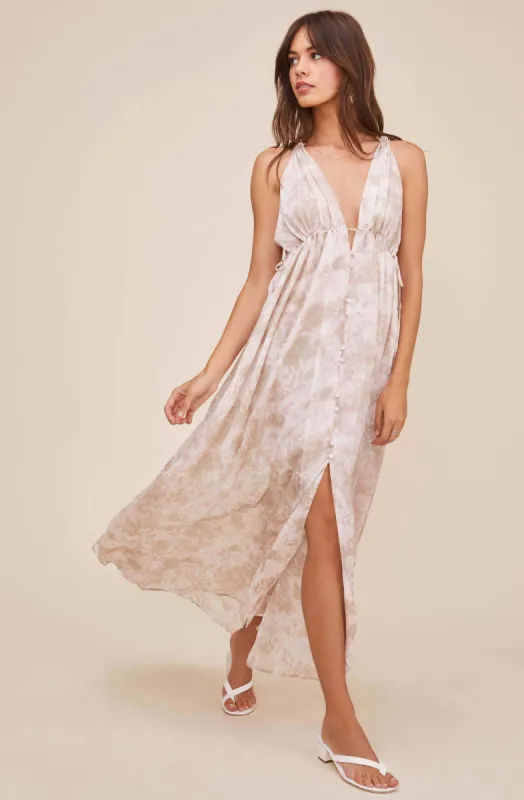 Amalfi Tie Dye Maxi Dress sold by Astr