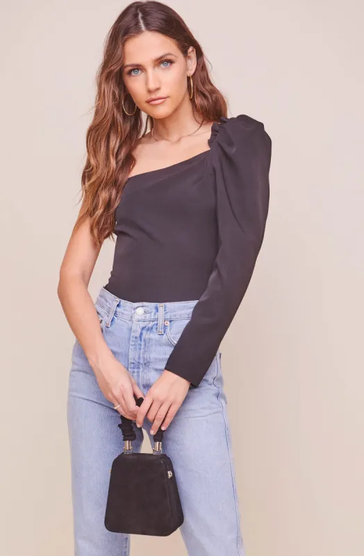 Isolde One Shoulder Bodysuit sold by Astr