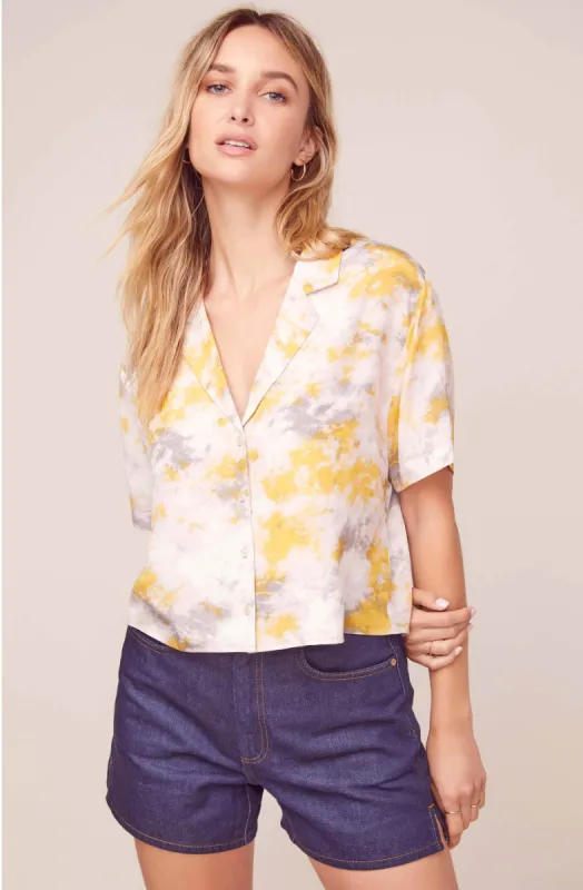 Juneau Tie Dye Top made by Astr