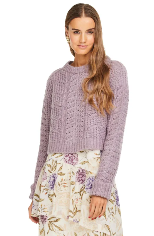 Georgia Cable Knit Sweater made by Astr