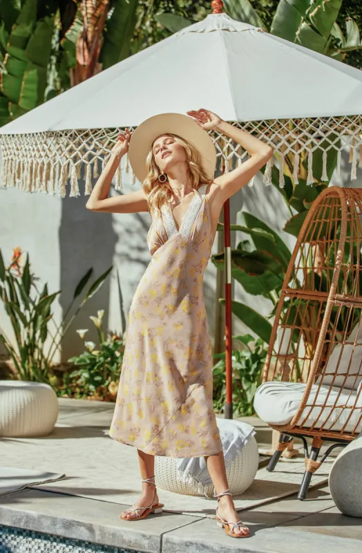 In Your Dreams Floral Midi Dress sold by Astr