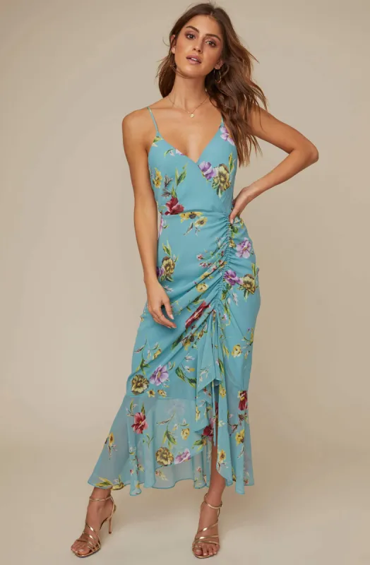 Cinched Front Maxi Dress sold by Astr