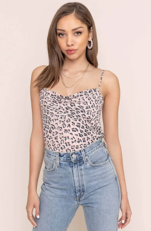 Cowl Drape Cami sold by Astr