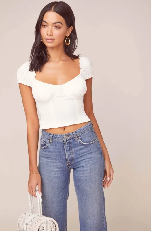Gigi Crop Top sold by Astr