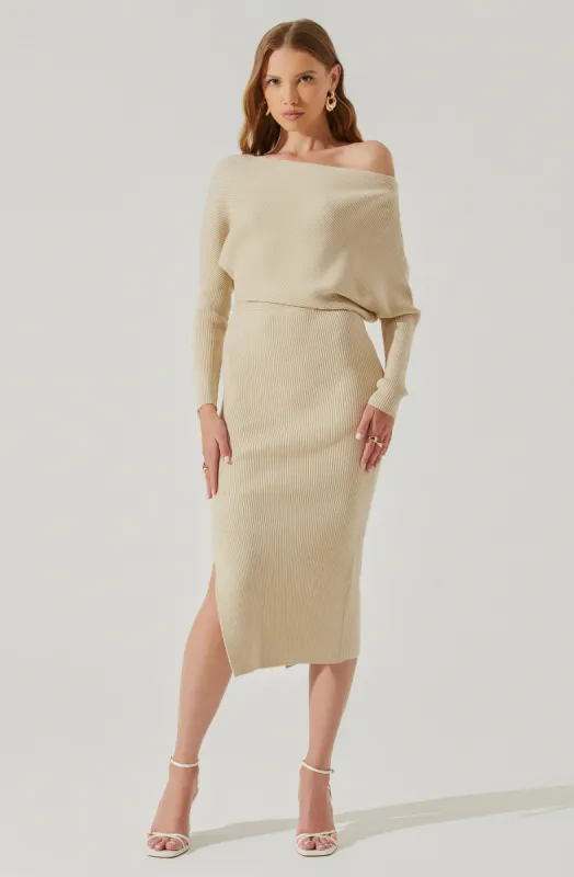 Caris sweater dress sold by Astr