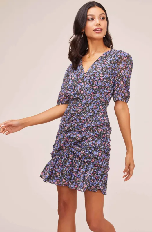 Shirred Bottom Mini Dress sold by Astr
