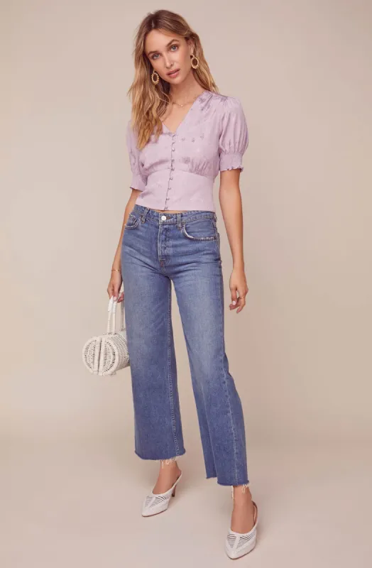 Tallulah Puff Sleeve Top sold by Astr