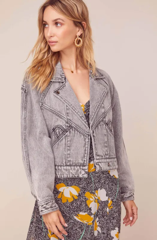 Etienne Denim Jacket sold by Astr