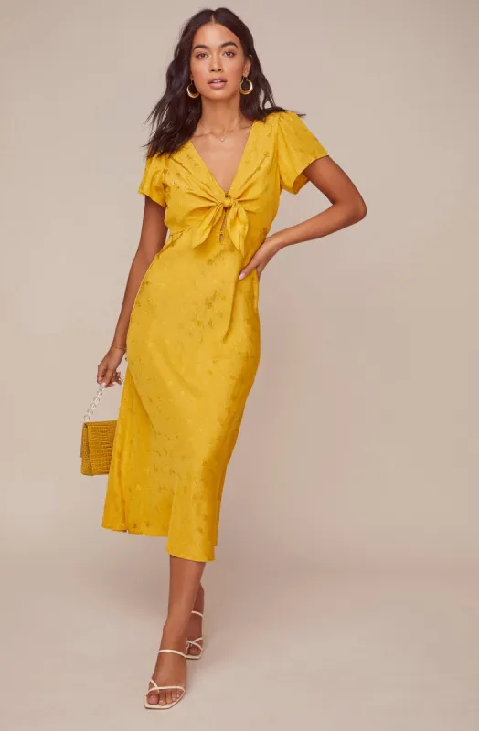 Serendipity Front Tie Midi Dress sold by Astr