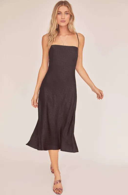 Trinity Chevron Midi Dress sold by Astr