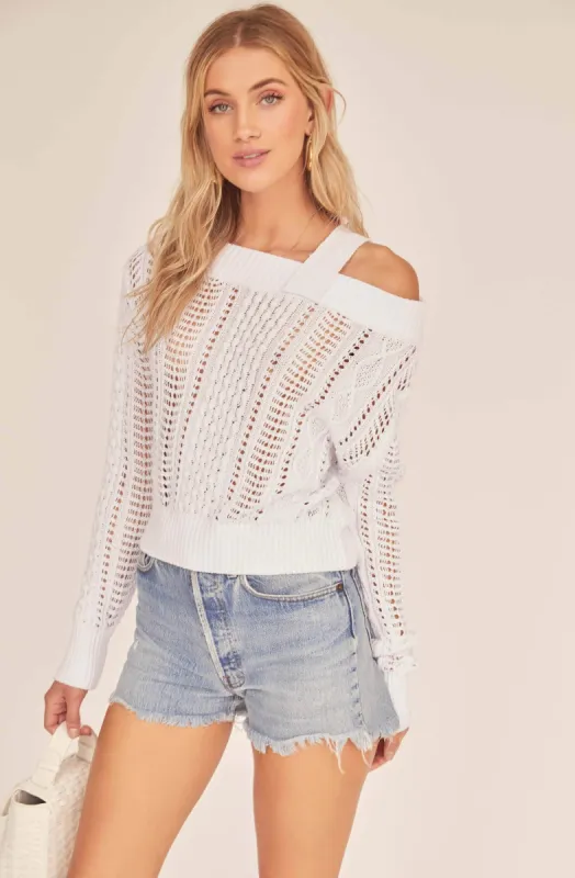 Daphne Off Shoulder Sweater sold by Astr