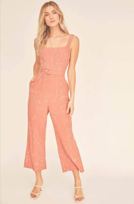 Chasse Sketch Wide Leg Jumpsuit sold by Astr