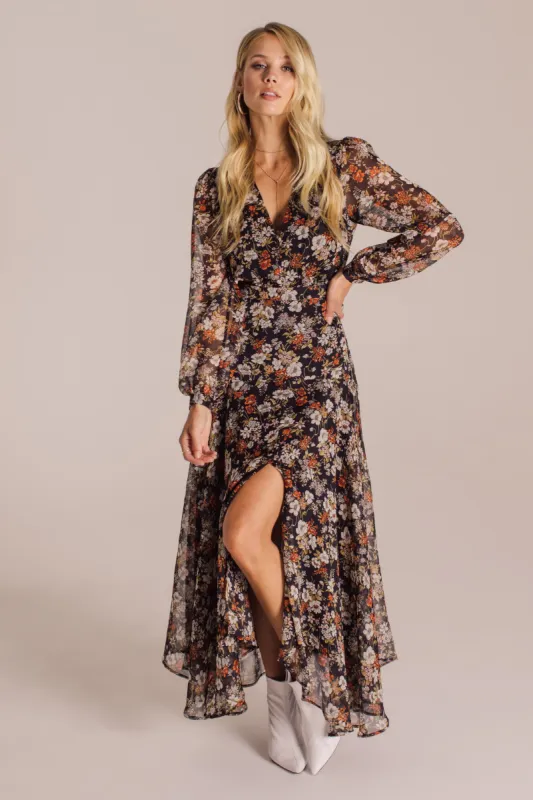 Handkerchief Hem Midi Dress sold by Astr