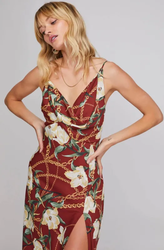 Jolie Floral Print Midi Dress sold by Astr