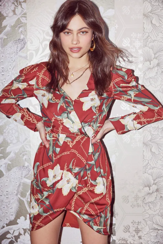 London Floral Print Dress made by Astr