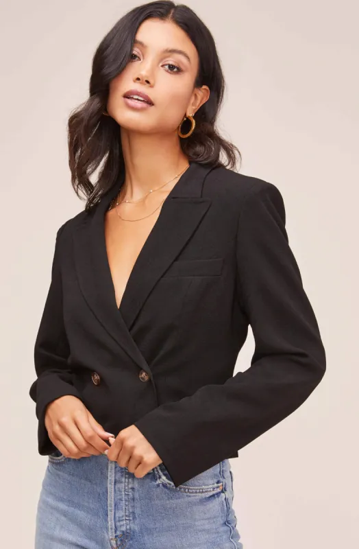 Cropped Blazer sold by Astr