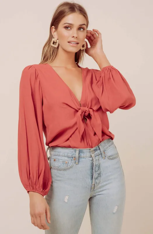 Cory Long Sleeve Bodysuit sold by Astr