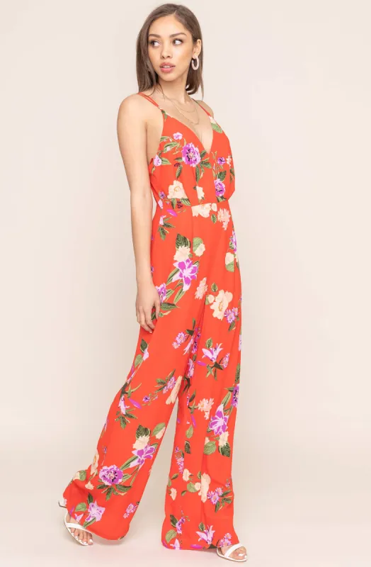 Strappy Back Jumpsuit sold by Astr