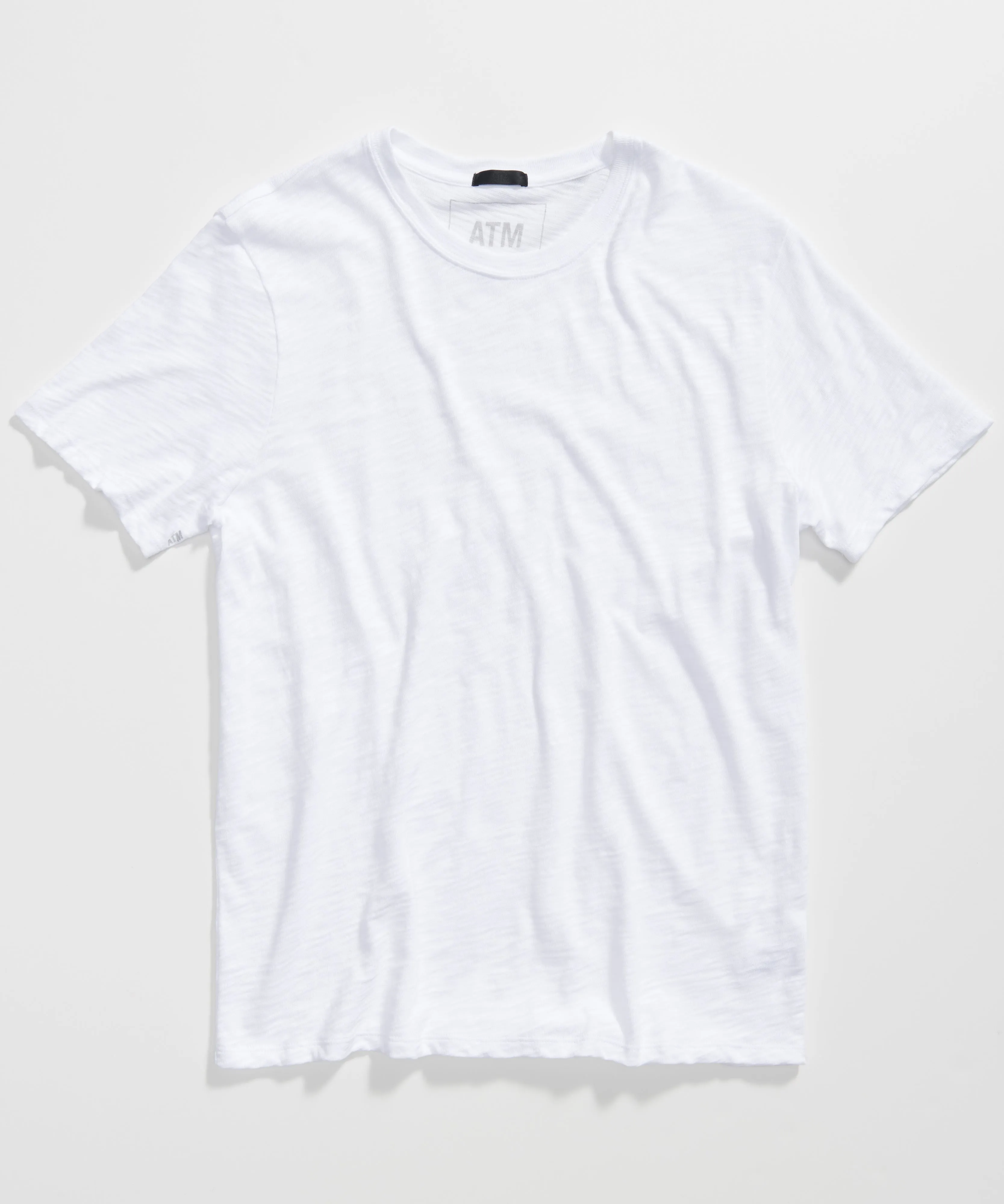 Slub Jersey Crew Neck Tee - White sold by ATM Anthony Thomas Melillo product image thumbnail 5