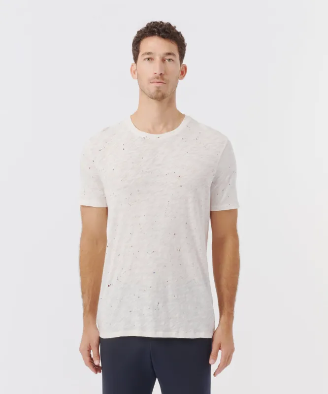 Slub Jersey Crew Neck Tee - Chalk Multi sold by ATM Anthony Thomas Melillo
